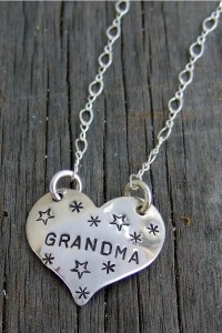 Gr and ma Heart Necklace