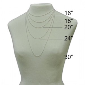 Chain Lengths from Heart On Your Wrist