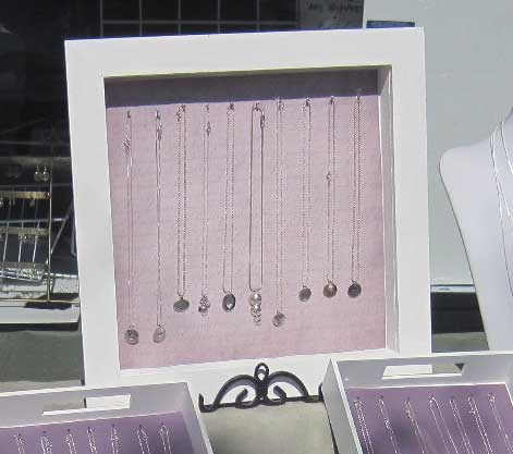 Final Display for Hand  Stamped Necklaces