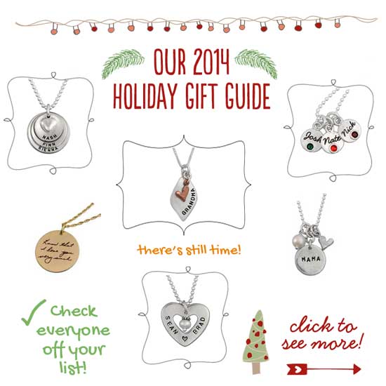 H and writing Jewelry Holiday Gift Guide