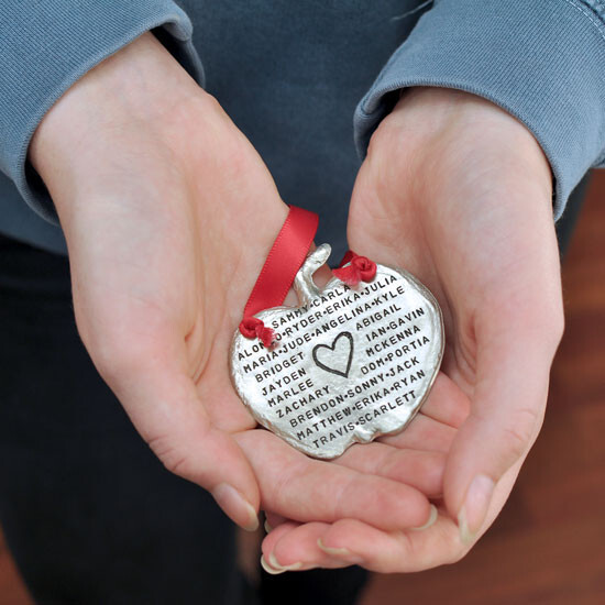 Apple Teacher ornament