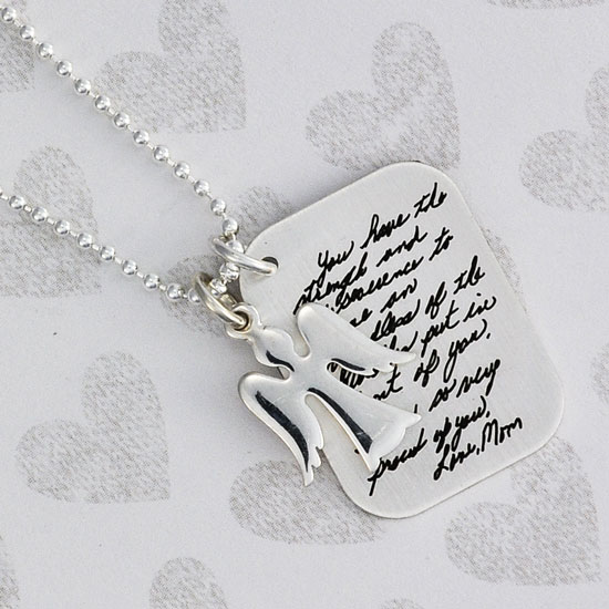 Handwriting Love Letter Charm